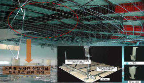 포항 지진 천장재 낙하 (2017)